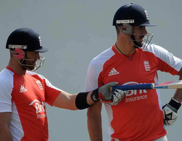 England-Netherlands practice session