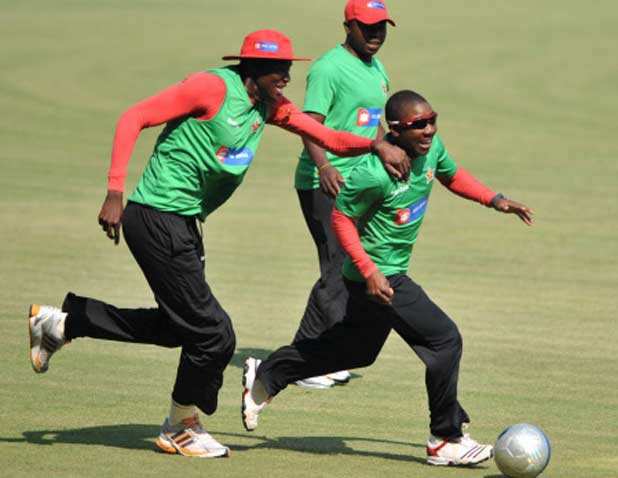 Zimbabwe-Canada practice session