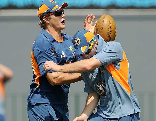 Sri Lanka-Australia practice session
