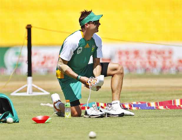 England-South Africa practice session