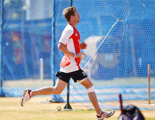England-South Africa practice session