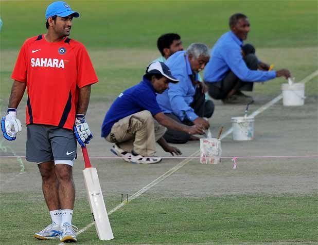 India-Netherlands practice session