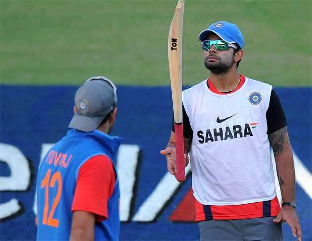 India-Netherlands practice session