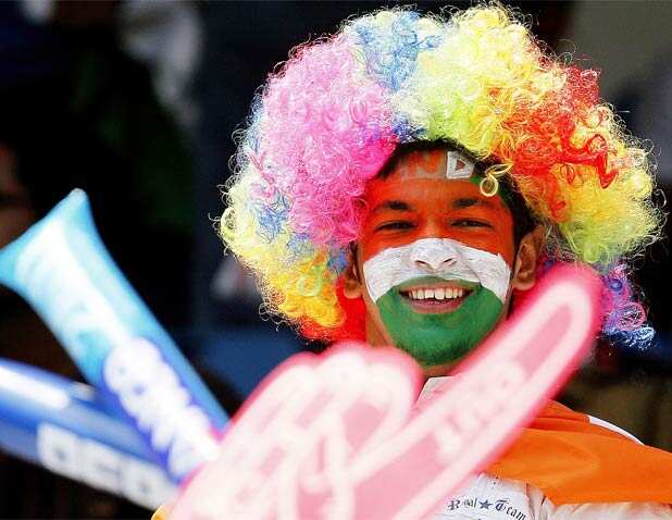 Colourful fans in Orange city