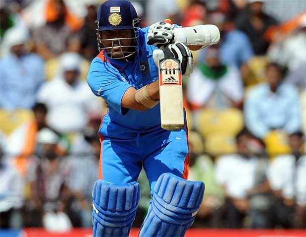 Sachin Tendulkar enroute his 48th ton