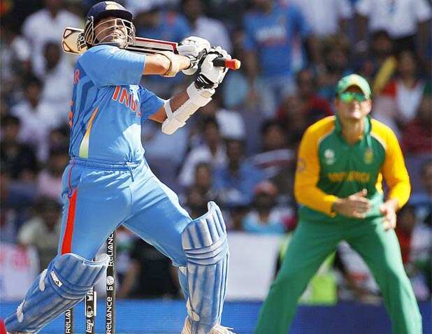 Sachin Tendulkar enroute his 48th ton