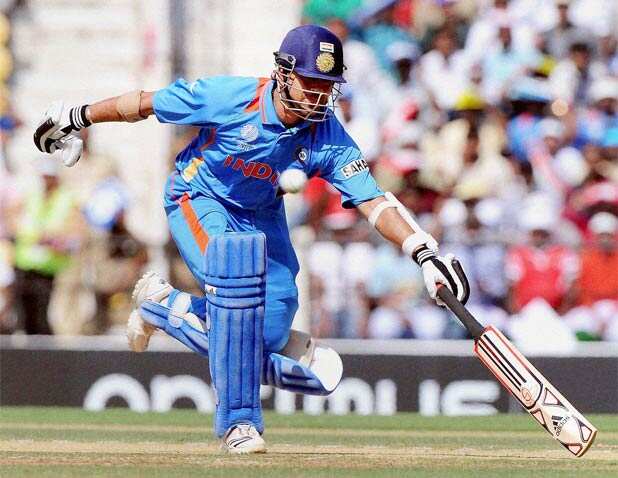 Sachin Tendulkar enroute his 48th ton