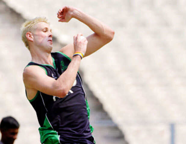 Ireland's practice session
