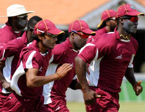 England-West Indies practice session