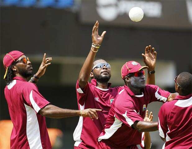 England-West Indies practice session