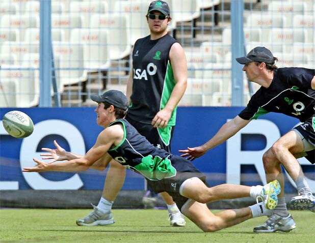 Ireland-Netherlands practice session