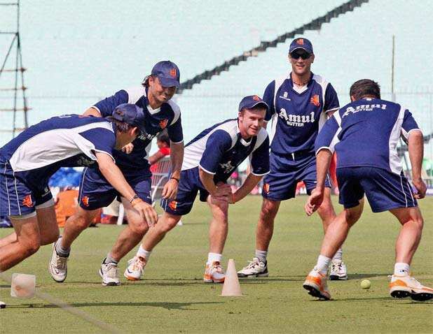Ireland-Netherlands practice session