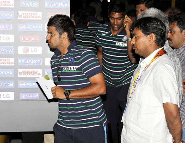Team India's arrival in Ahmedabad