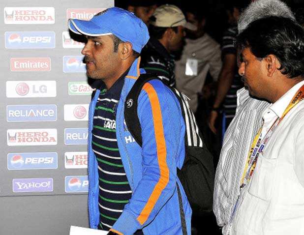 Team India's arrival in Ahmedabad