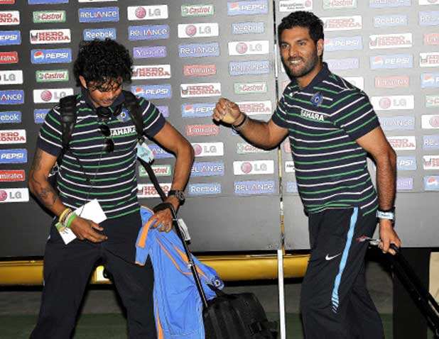 Team India's arrival in Ahmedabad