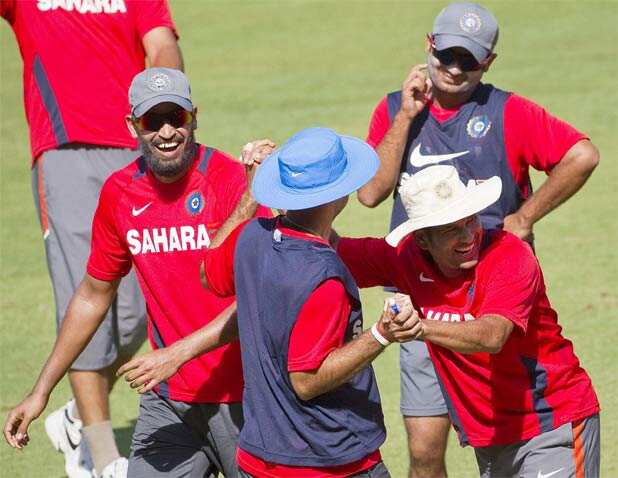Team India's practice session
