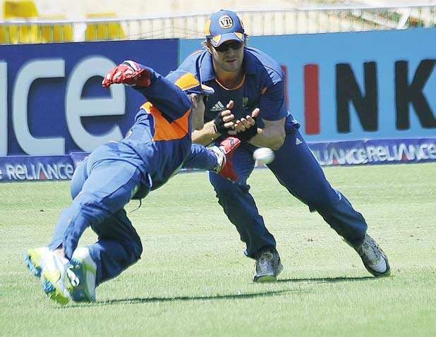 Australia's practice session