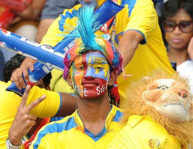 Colourful fans in Colombo