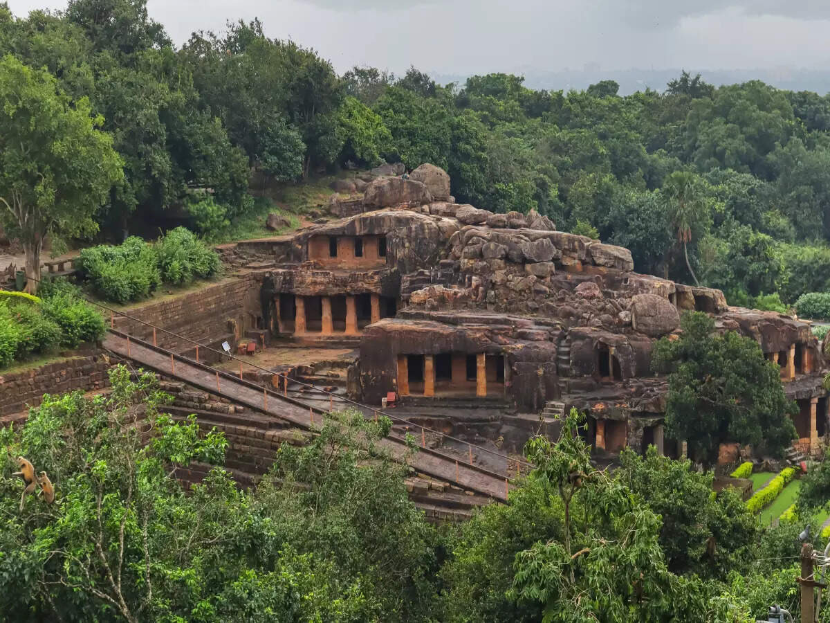 Khandagiri Caves in Odisha