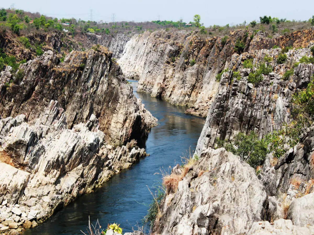 Marble Rocks in Bhedaghat, Jabalpur