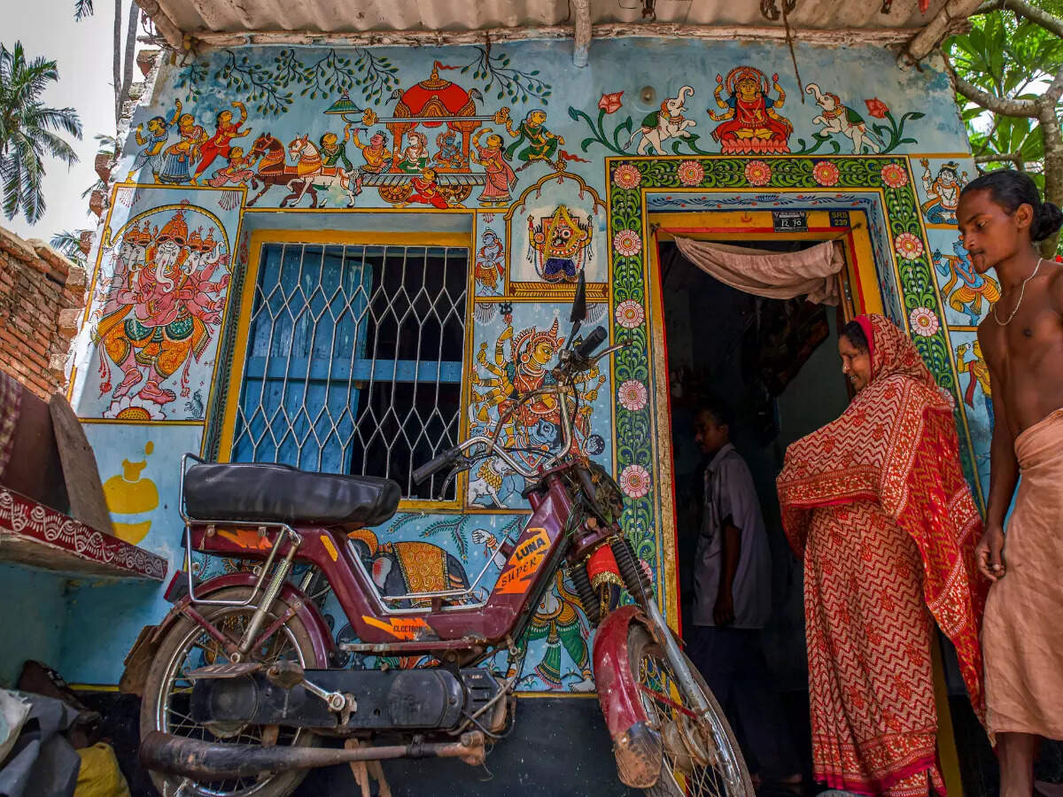 Artists' homes in Raghurajpur