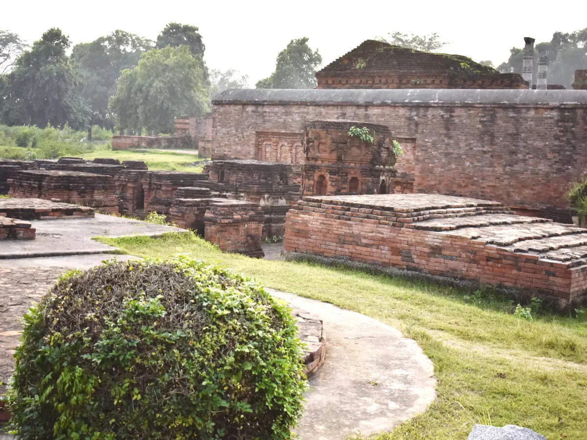 Nalanda heritage site in Bihar
