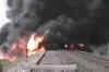 Bihar: Goods train catches fire