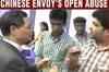 Distorted map: Chinese envoy tells Indian journo to shut up