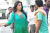 Actress Shriya Saran mobbed in Hyderabad