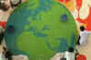 Kids create largest candy mosaic for a cause