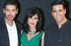 Chitrangada looked uncomfortable in her evening gown