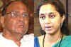 Pawar attack: Daughter Sule plays down incident