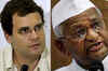 Congress slams Anna for targeting Rahul