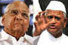 Pawar retaliates after Anna's 'just-one-slap' blog&lrm;
