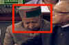 Minister caught napping during Pranab's speech