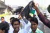 Black flags shown to Anna Hazare
