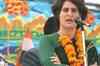 Priyanka Gandhi campaigns in Rae Bareli