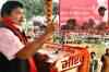 UP polls: BJP president Gadkari falls as dais collapses