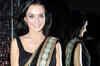 Amy Jackson goes traditional at the premiere of her film