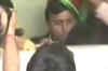 Festive mood at SP office, crowd greets Akhilesh Yadav