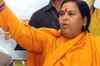 SP rule is 'criminal', fear for safety of state, says Uma Bharti