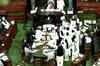 Ruckus in Lok Sabha as Pranab begins Budget speech