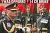 Both houses adjourned over Army chief bribe charge
