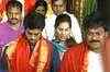 Ram Charan, Upasana visit Balaji Temple