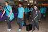 Olympic athletes make their way to London