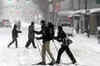 Winter storms lash US