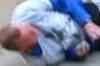 Watch: Protester pushed to death in London