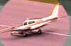 Twin engine plane makes emergency landing
