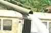 Water pipeline falls on moving train in Thane
