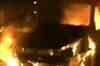 Noida: Indica car catches fire on the move